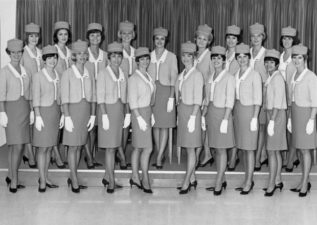 TWA air hostesses, 1967
